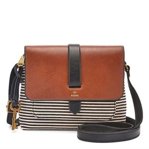NWT Kinley Striped Small Colorblock Crossbody Bag
